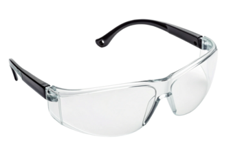 Safety Glasses isolated on white background 