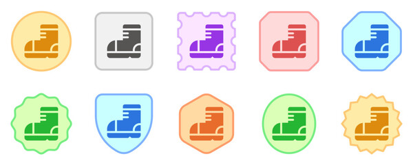 Editable shoe, boot vector icon. Part of a big icon set family. Perfect for web and app interfaces, presentations, infographics, etc