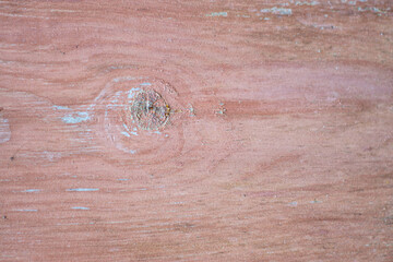 Old painted wood with crumbling paint. Wooden background.