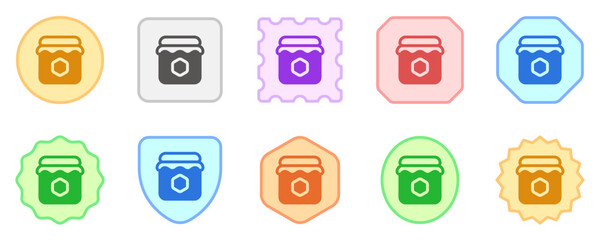 Editable honey jar vector icon. Part of a big icon set family. Perfect for web and app interfaces, presentations, infographics, etc