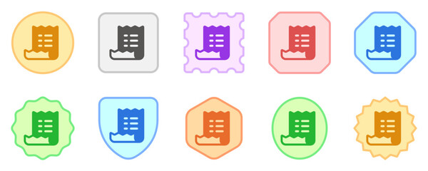 Editable invoice, shopping list vector icon. Part of a big icon set family. Perfect for web and app interfaces, presentations, infographics, etc