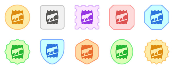Editable potato chips bag vector icon. Part of a big icon set family. Perfect for web and app interfaces, presentations, infographics, etc