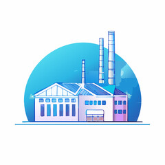 Smart Industrial Factory with Solar Panels &ndash; Sustainable Manufacturing Concept