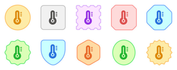 Editable thermometer vector icon. Part of a big icon set family. Perfect for web and app interfaces, presentations, infographics, etc