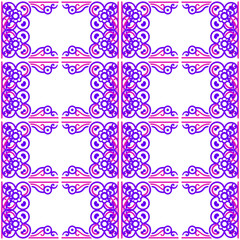 vector decorative ornament. vintage floral frame.