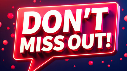 Don't miss out! exclusive offer promotion