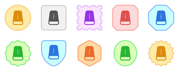 Editable vector smart assistant speaker icon. Part of a big icon set family. Perfect for web and app interfaces, presentations, infographics, etc