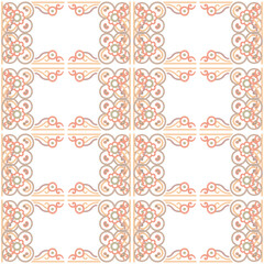 vector decorative ornament. vintage floral frame.