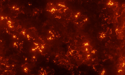 Abstract flame. Fire illustrated background