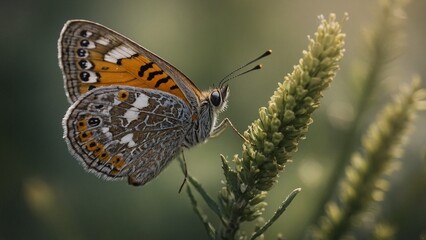 Obraz premium butterfly on the grass