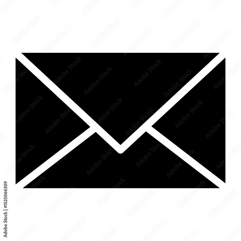 Poster message vector icon