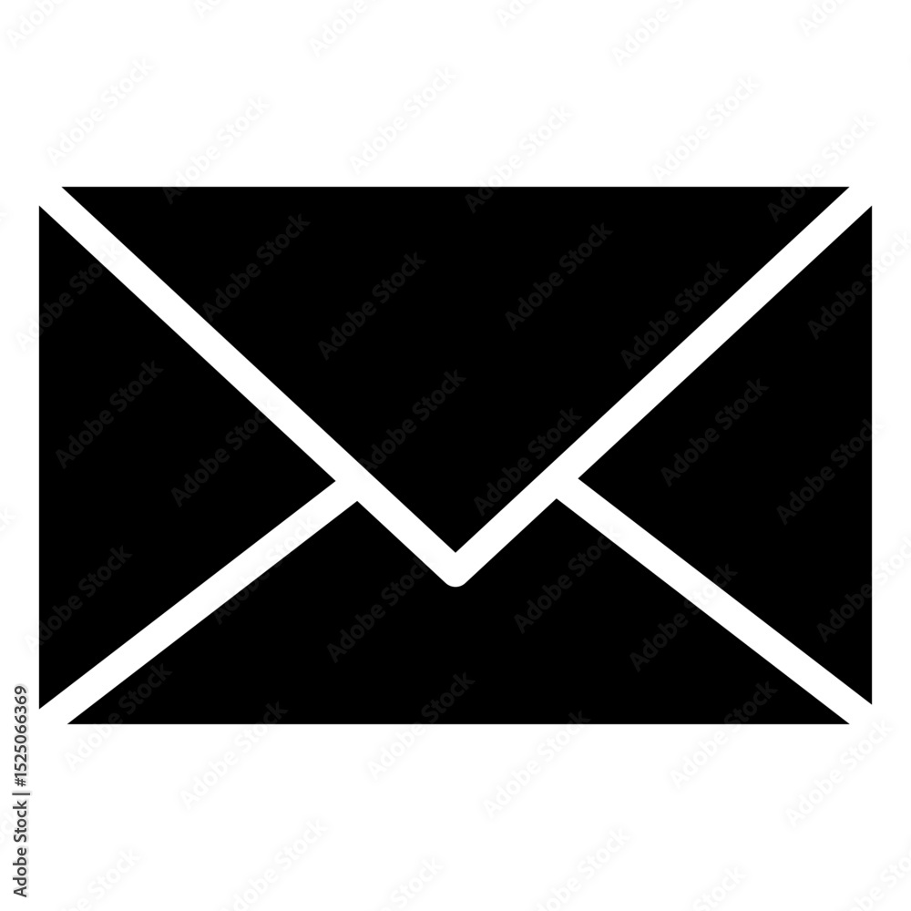 Poster message vector icon