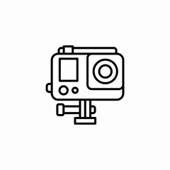 Fototapeta premium gopro camera icon sign vector