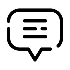Chat bubble icon