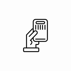 pass ticket icon sign vector
