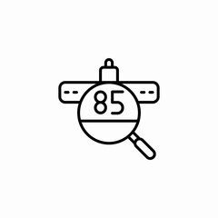 score analysis icon sign vector