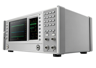 Fototapeta premium Signal Analyzer isolated on white background