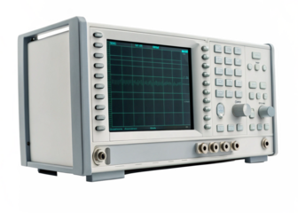 Spectrum Analyzer isolated on white background

