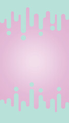 Illustration of colorful wavy lines background from top and bottom