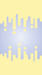 Illustration background of wavy lines with pastel yellow and blue from top and bottom