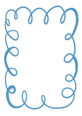 hand drawing doodle frame