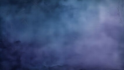 Fototapeta premium Artistic moody blue background with scratches and soft noise.