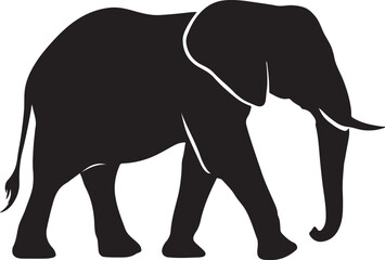 Elephant Walking Vector