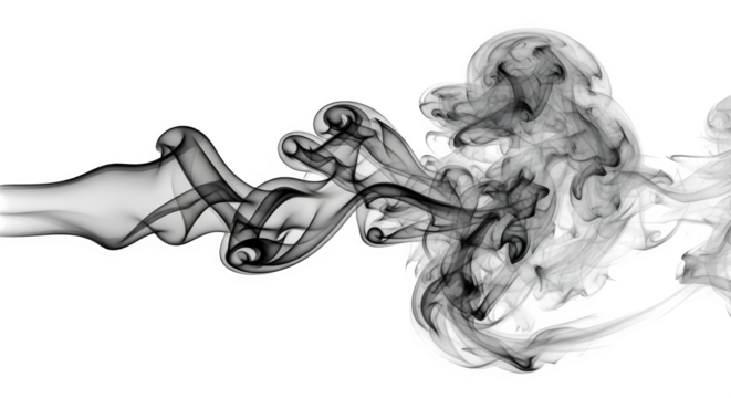 A swirling plume of smoke against a dark background with abstract patterns isolated on white background, tarensparent background, png, jpg,jpeg,  on transparent background
