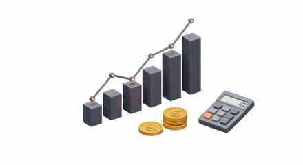 Financial Growth  Upward Trend in Profits, Investments, and Returns