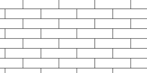 white brick wall texture and solid bricks seamless pattern background.	