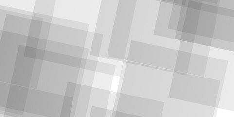 Modern Abstract white background design with layers of textured white transparent material, Minimal geometric white light background triangle gray technology vector. Abstract graphic Banner design.	