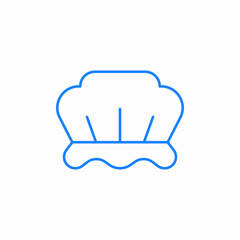 chef hat cooking icon sign vector