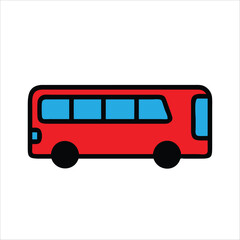 vector illustration of a bus