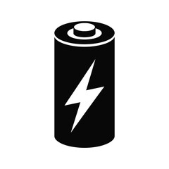Battery Icon with Lightning Bolt