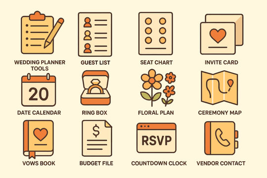Wedding planning essentials and tools for successful event organization