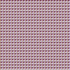 Mosaic pattern created by purple, mauve, grey and taupe triangles