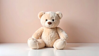 teddy bear on a wooden background
