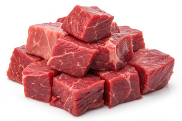 A healthy source of protein: perfectly portioned red meat, ready for a delicious meal.