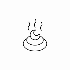 pile of poop icon sign vector