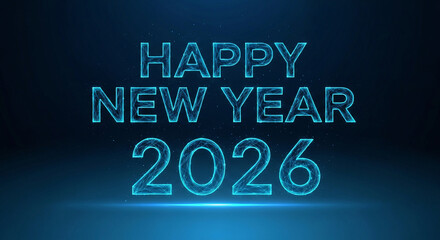 technology background happy new year 202 new year design illustration Greeting New Year eve holiday