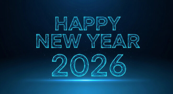 technology background happy new year 202 new year design illustration Greeting New Year eve holiday