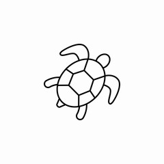 Fototapeta premium turtle tortoise icon sign vector