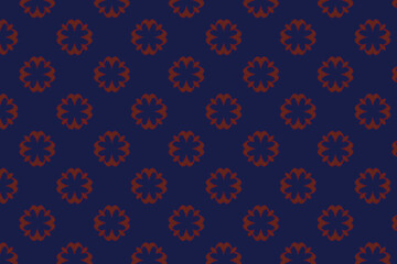 A seamless floral pattern with outlined petals. Simple, modern, and elegant—ideal for textiles, fashion, or decor with a