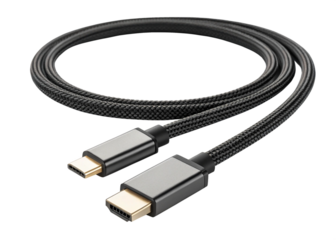 HDMI Cable isolated on white background