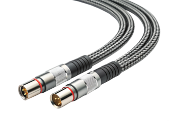 Armored Cables isolated on white background