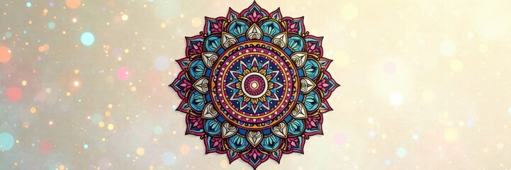 Circular mandala tattoo design; flowing lines, geometric shapes, Arabic/Indian influence Boho style , geometric, pattern, circular