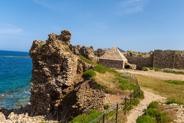 greece peloponnese peninsula methoni castle various photos