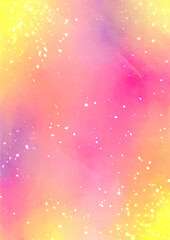 イラスト素材 カラフルで美しい水彩風背景素材