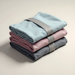 Folded Clothes Packaging Mockup