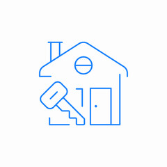 house ownership icon sign vector
